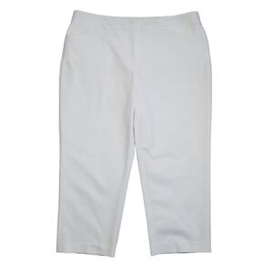 Chico’s White Fabulously Slimming‎ Capri Pants Sz. 10 (1.5 Chico's Sizing)
